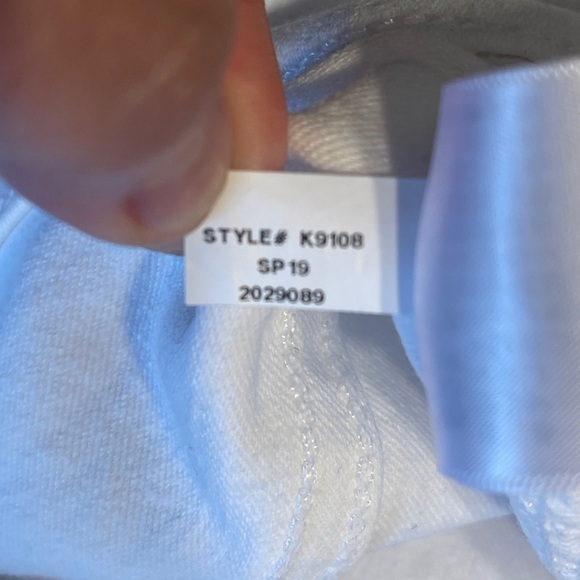 Madewell 10" High-Rise Skinny Jeans in Pure White: Step-Hem Edition Plus Size 37 - Picture 10 of 11